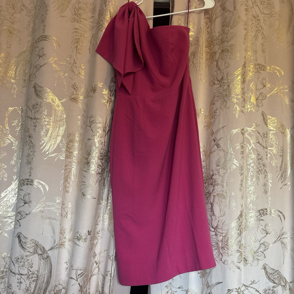 Dress the Population One Shoulder Pink Dress